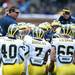 Michigan head coach Brady Hoke speaks to the team during a break in the action at spring practice at Michigan Stadium on Saturday, April 13, 2013. Melanie Maxwell I AnnArbor.com